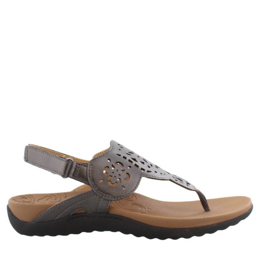 ROCKPORT Leather Sling Back Thong Sandals 10 Wide